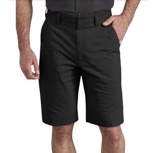 Dickies Temp-iQ Performance Hybrid Cooling Utility Black 11" Shorts